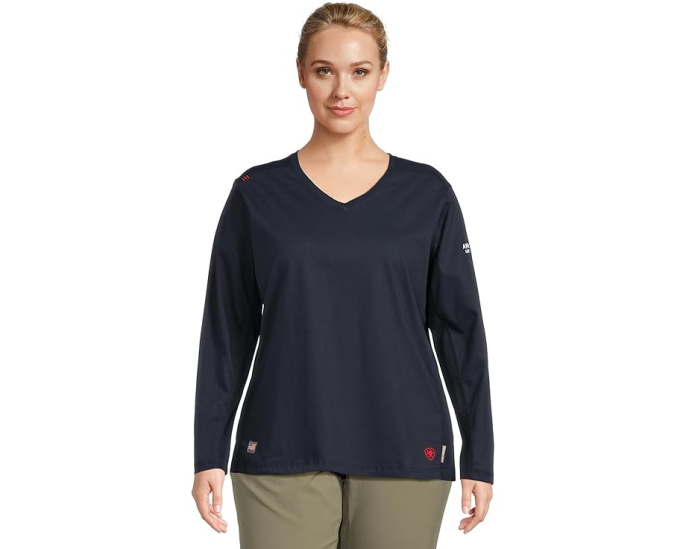 Plus Size FR AC Crew Top