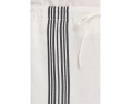 Льняные брюки Madewell Bold Stripe на завязках
