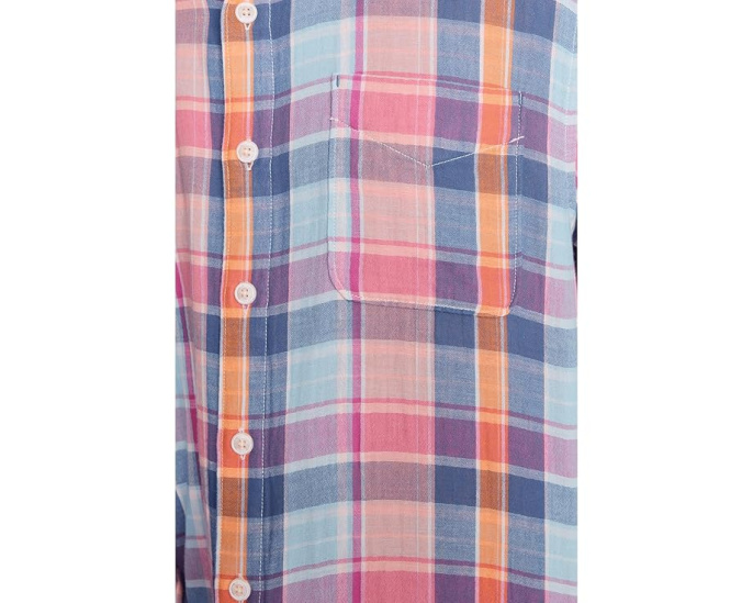Длинная рубашка Tommy Bahama Palma Roja Plaid из хлопка с клетчатым принтом