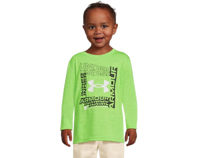 Under Armour Kids Футболка с длинным рукавом Logo Frame Twist Tech