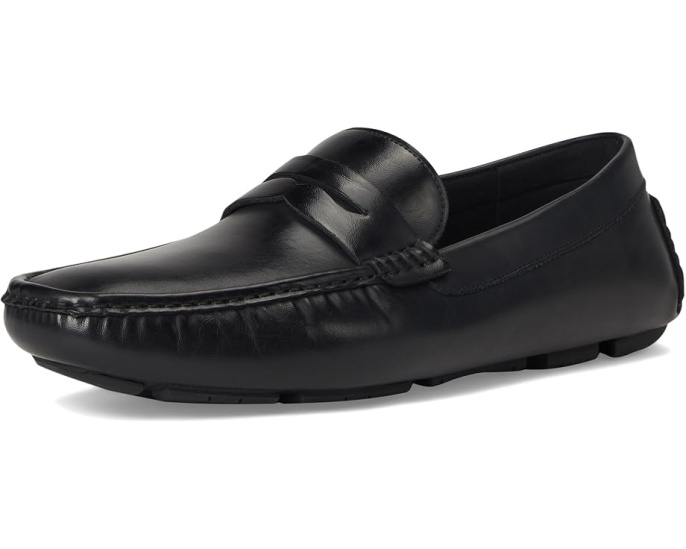 Мокасины Kenneth Cole Sergio с ремешком penny и декоративной строчкой