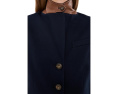 Petite Cotton Herringbone Jacquard Blazer