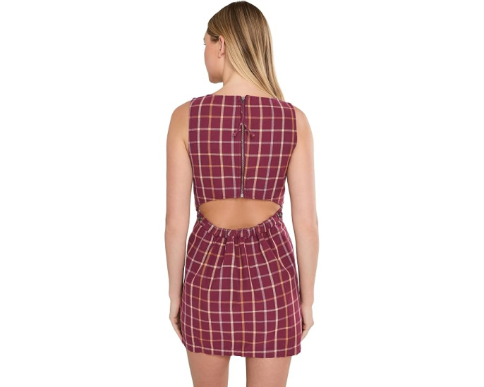 Платье мини клетчатое Atlas Plaid Free People