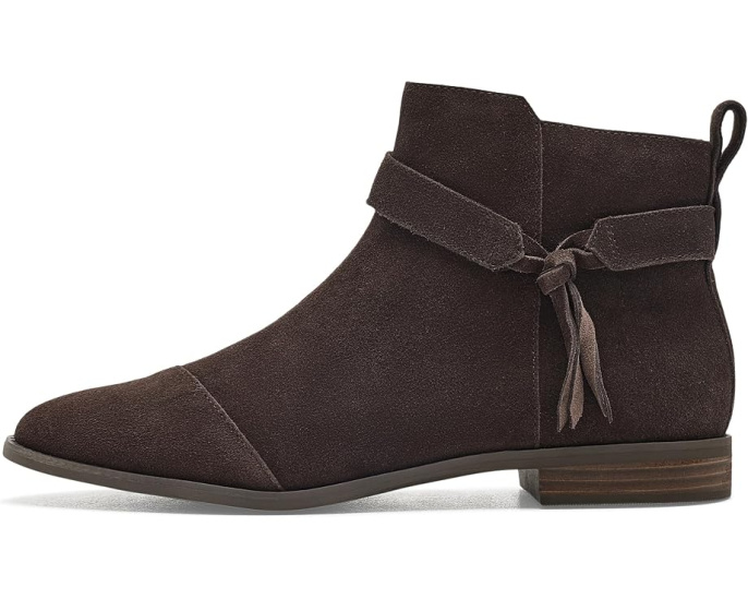 Ботинки TOMS Stacey с бахромой и замшевые