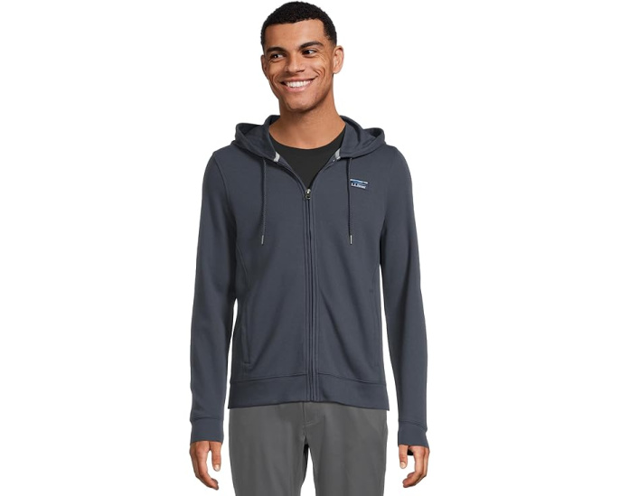 Толстовка Comfort Stretch Performance Pique от L.L.Bean с капюшоном и молнией