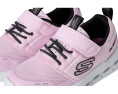 Кроссовки SKECHERS KIDS Glide-Step Flow с эластичными шнурками и сетчатым верхом