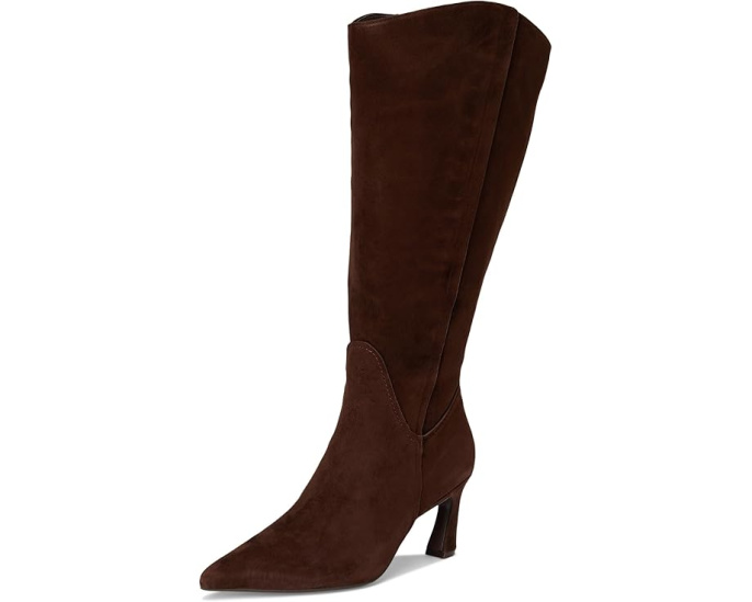 Высокие сапоги Naturalizer Emily Extra Wide Calf до колена с острым носком и шпилькой