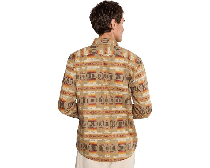 Рубашка Pendleton Tanner Twill с длинным рукавом и накладными карманами