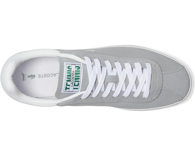 Кроссовки Lacoste Baseshot из замши с контрастной подошвой