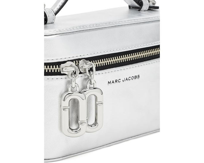 Косметичка Marc Jacobs с металлическим эффектом J Marc Vanity Bag