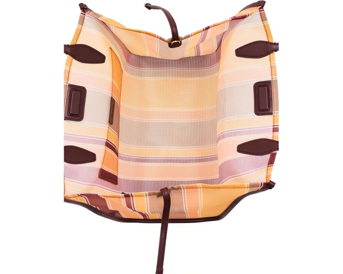 Сетчатая сумка Lexington Tote X Shopbop от Madewell цвета Mango Multi
