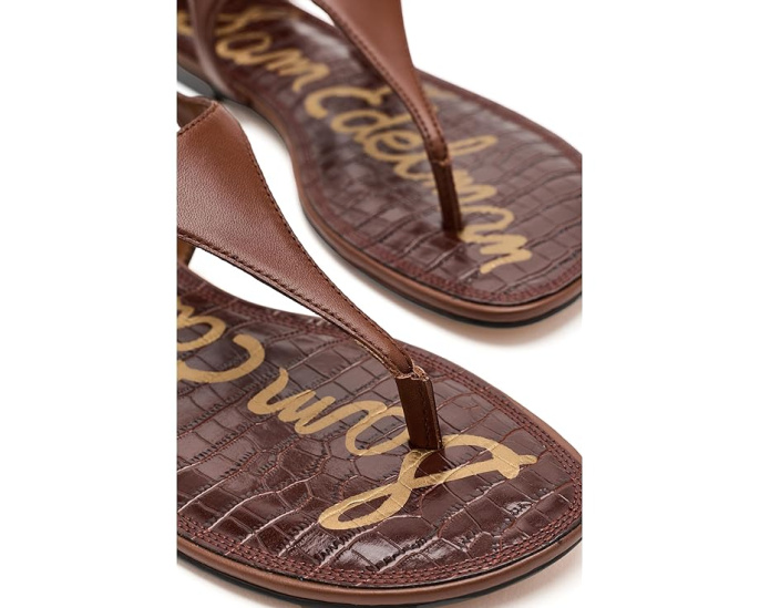 Сандалии Sam Edelman Canna с украшением на щиколотке и круглым носком
