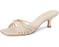 Босоножки Schutz Tara Mule Mid на каблуке белые