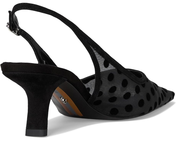 Туфли Sam Edelman Bianka Sling 3 с сетчатым верхом в горошек