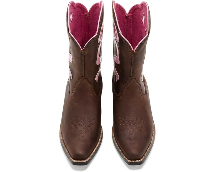 Lil Beaux D Toe Western Boots (Toddler/Little Kid/Big Kid)