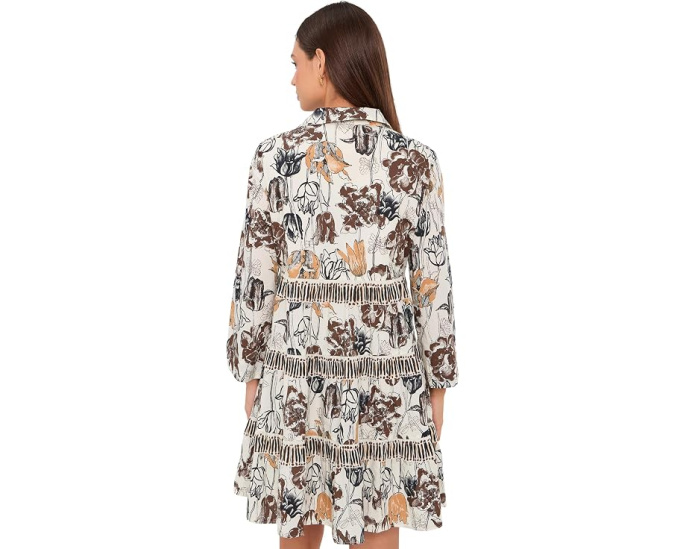 Lilly Pulitzer платье Angie с пояском и воротником
