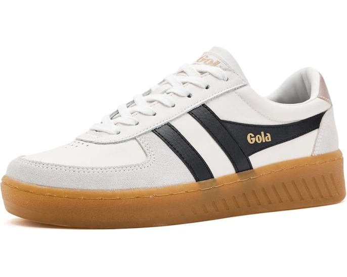 Кроссовки Gola Grandslam Elite с кожаным верхом и круглым носком