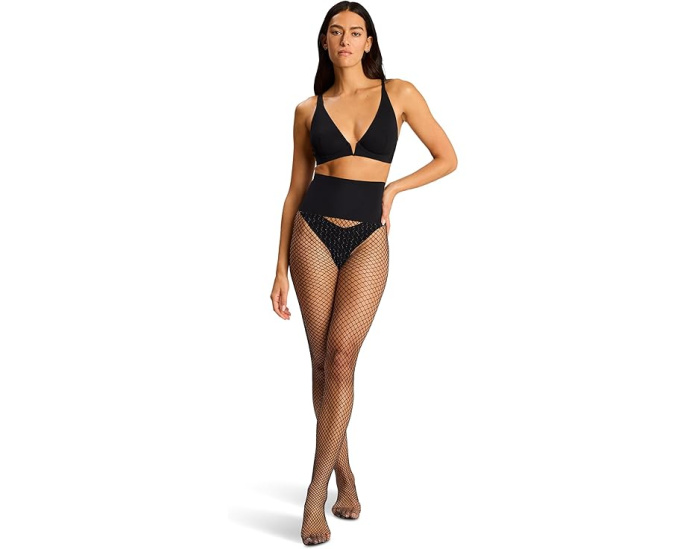Сетчатые колготки Commando Glitter Fishnet с блестками