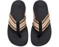 FitFlop Surfa Stripe-Webbing Toe-Post Sandals с ремешками из тесьмы