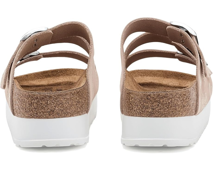 Босоножки Birkenstock Papillio Florida Platform с принтом на платформе
