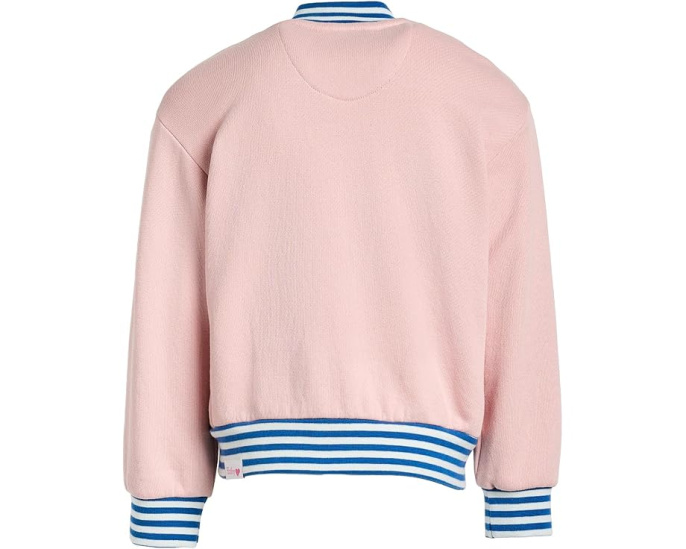Детская бомбер-куртка Blossom Varsity Hatley розового цвета