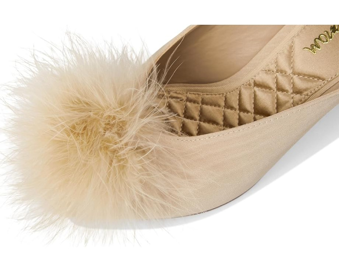 Туфли Witney с меховым помпоном и квадратным носком Sam Edelman