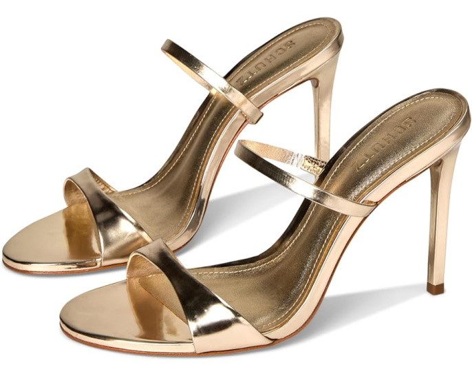 Мюли Schutz Jessica Metallic на шпильке