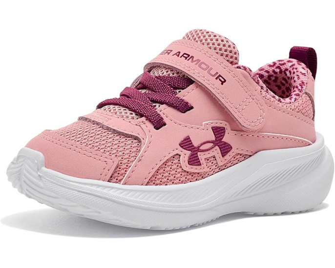 Кроссовки Charged Assert 11 Alternate Closure Under Armour для малышей Posh Pink