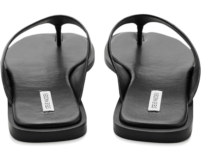 Steve Madden Шлепанцы Illia из черной кожи