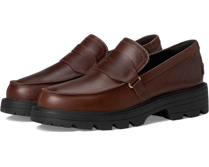 Мокасины SOREL Revel Ave из кожи с резиновой подошвой EVERTREAD
