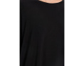 Norma Kamali Oversized Long Sleeve Top свободная длинная футболка с большими рукавами