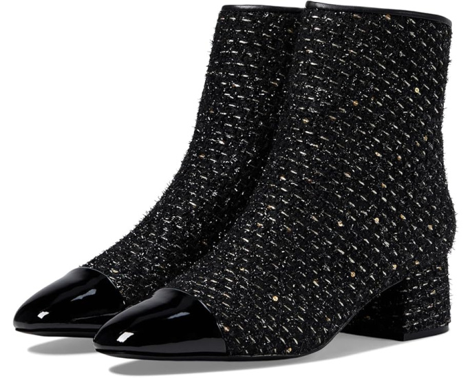 Ботильоны Steve Madden Eiffel с контрастным мыском и массивным каблуком