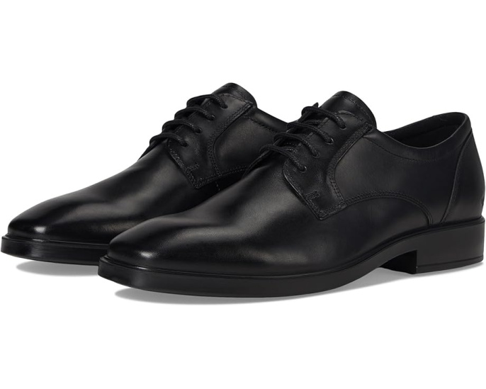 Оксфорды ECCO Milan Plain Toe с перфорацией и технологией ECFS