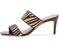 Босоножки Sutton Zebra Haircalf от Cinq à Sept с квадратным носком