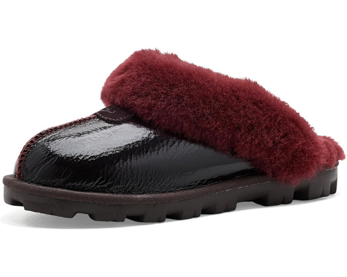 Домашние тапочки UGG Coquette Crinkle с мехом