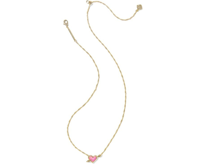 Подвеска Kendra Scott Ari Heart Arrow в виде сердца из розового золота