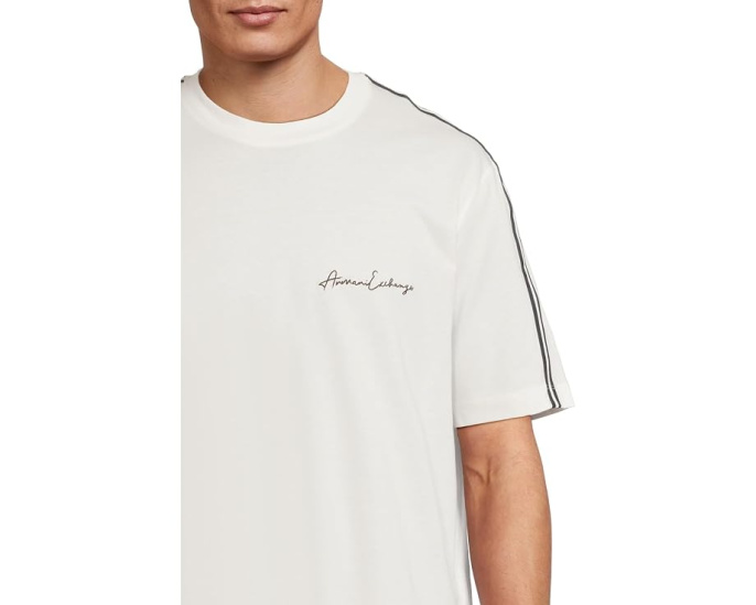 Футболка Armani Exchange с логотипом Off White