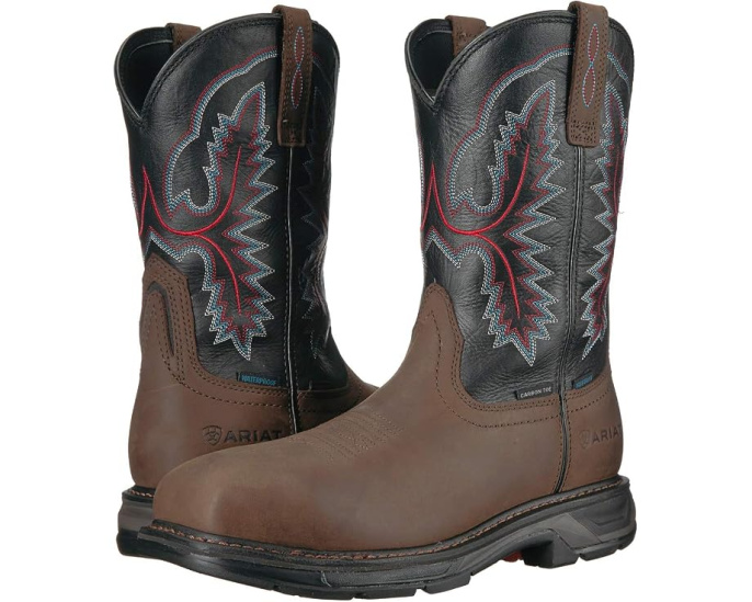 Ботинки Ariat Work Workhog XT с широким квадратным носком и углепластиковым подноском
