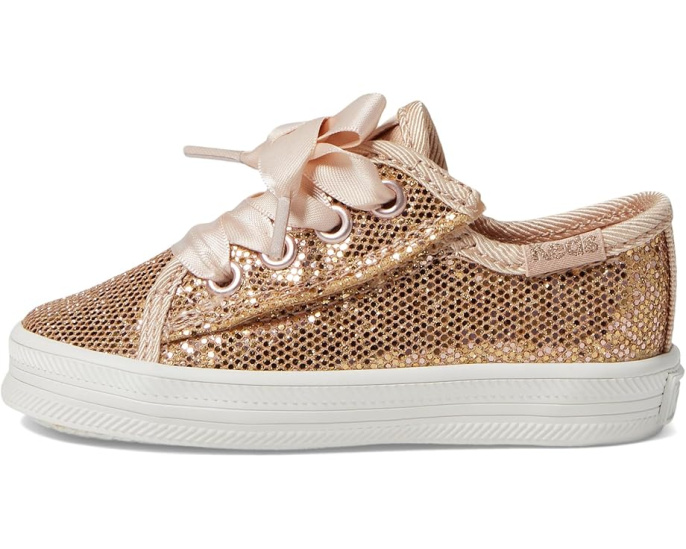 Keds Kickstart Jr. Celebrations блестящие кроссовки для детей с атласными шнурками