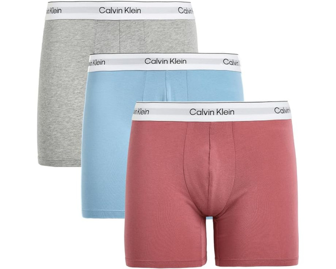 Calvin Klein Underwear Icon Cotton Stretch 3-Pack Boxer Brief с поддерживающим мешочком