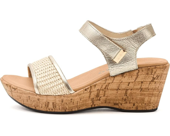 Сандалии Naot Summer Raffia на платформе с анатомической стелькой из пробки