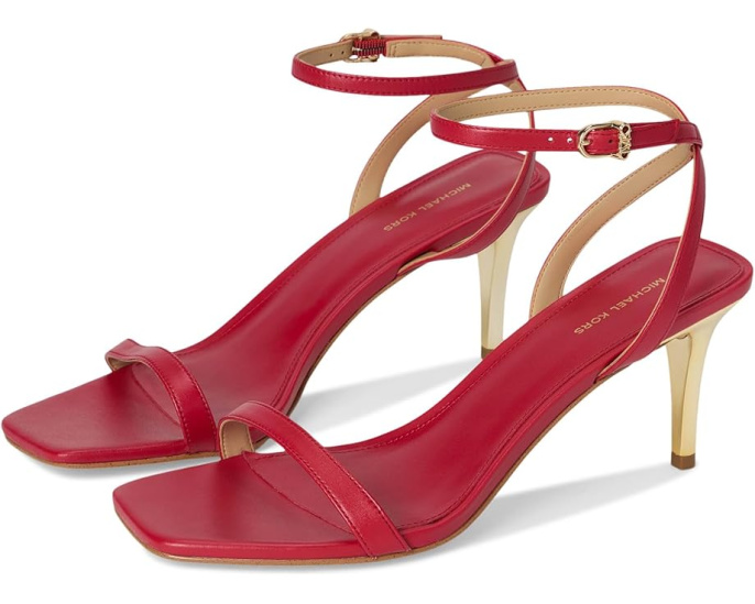 MICHAEL Michael Kors босоножки Liana Mid на шпильке с квадратным носком