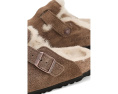 Birkenstock Boston Shearling замшевые клоги с мехом