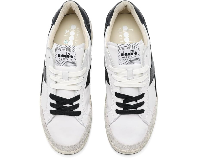 Кроссовки Diadora Prestige Used в ретро-стиле с эффектом потертости