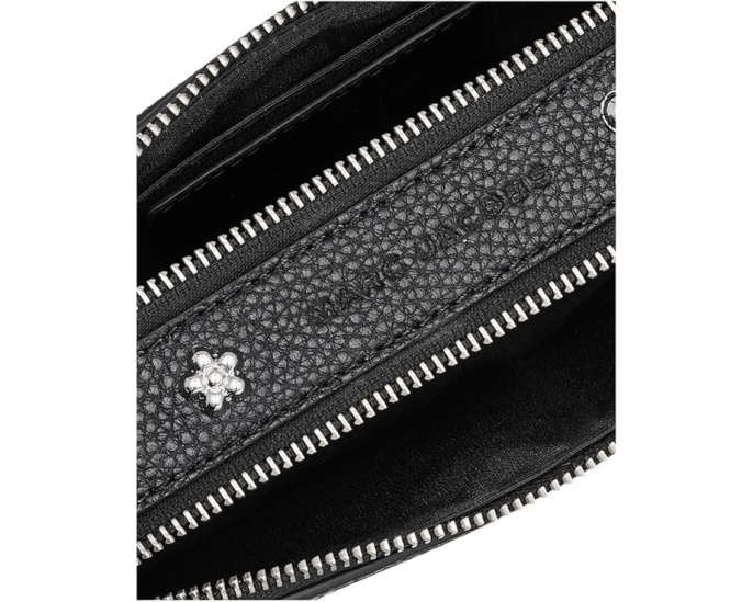 Мини сумка The Mini Icon Stud Snapshot с заклепками и съемным ремнем Marc Jacobs