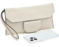 Косметичка Ursa Grain Pouch из зернёной кожи с ремешком от AllSaints