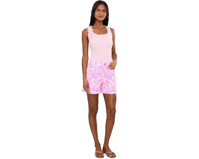 Топ Aricia Knit от Lilly Pulitzer с цветочными аппликациями