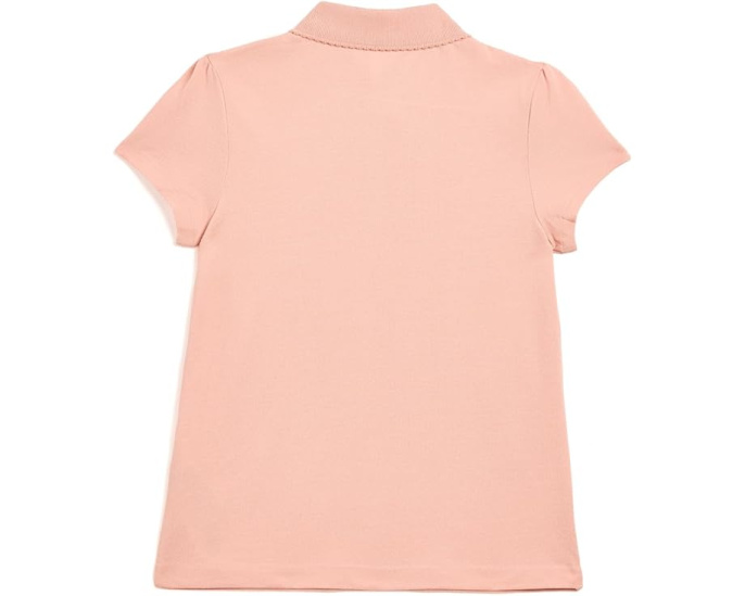 Детское поло Lacoste с воротником фестончиком Scallop Collar Polo