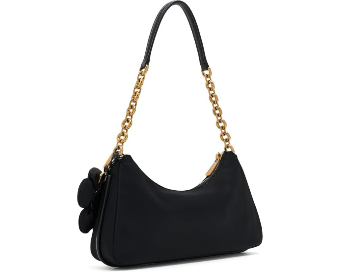 Сумка MICHAEL Michael Kors Nolita Medium Chain Pouchette с цветочным брелоком