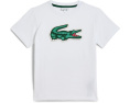 Футболка Lacoste Puff с принтом крокодила